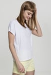 Urban Classics Ladies Basic Drop Shoulder Tee (3XL,Vit)