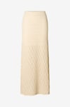 Selected FEMME - Kjol slfNiva HW Knit - Grå