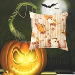 Halloween Pumpkin Pillow Case Waist Throw Cushion Cover Sofa D