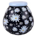 Hand Decorated Daisy Money Pot Of Dreams Save Up & Smash Money Box Gift