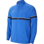 Nike Men's Academy 21 Woven Track Jacket, Royal Blue/White/Obsidian/White, XXL