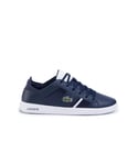 Lacoste Novas 120 1 SMA Mens Navy Blue Trainers Leather (archived) - Size UK 8.5