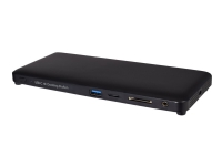 V7 DOCKUCPT3D - Dockningsstation - för surfplatta, bärbar dator, bordsdator - USB-C - 2 x HDMI, DP - GigE - 130 Watt - Storbritannien, Förenta Staterna