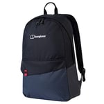Berghaus Unisex Brand Bag 25 Litre Backpack, Comfortable Fit, Durable Design, Rucksack for Men and Women, Jet Black/Carbon, One Size