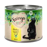 Feringa Organic Adult ekologisk meny 12 x 200 g - Ekologisk kyckling med ekologiskt äpple & ekologisk maskros
