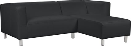 Argos Home Moda Right Hand Corner Chaise Sofa - Black