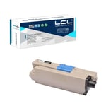 LCL Cartouche de Toner Compatible C332dnw C332dn c332 MC363dnw MC363dn MC363 46508712 (1Noir) Remplacement pour OKI C332dn/C332dnW/MC363dn