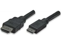 Techly - Hdmi-Kabel - Hdmi Hane Till Mini-Hdmi Hane - 1.5 M - Svart