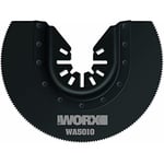 WORX - Lame de scie circulaire segmentée - Ø 80 mm - Pour outils oscillants multifonctions Sonicrafter et autres outils du marché - Accessoire universel - WA5010 (pour bois fin, plastique, etc)