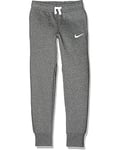 Nike Y Cfd Pant FLC Tm Club19 Sport Trousers - Charcoal Heathr/White/X-Small