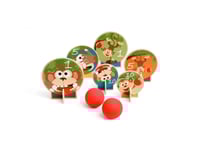 Arkadspel I Trä Target Monkey Toss