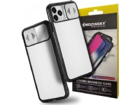 Wozinsky Wozinsky Magnetic Cam Slider Case magnetiskt 360 allround telefonfodral skärmglas kameraskydd Huawei P40 svart