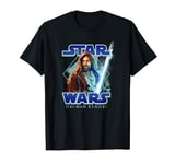 Star Wars: Obi-Wan Kenobi Jedi Lightsaber Portrait T-Shirt