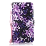 LLLi Mobile Accessories for HUAWEI Lily Pattern Horizontal Flip Leather Case for Huawei Honor View 20, with Holder & Card Slots & Wallet