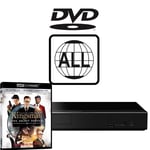 Panasonic Blu-ray Player DP-UB450EB-K MultiRegion for DVD inc Kingsman 4K UHD