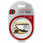 G7th Performance 3 Capo for 6-Steel String Guitar Gold with A.R.T