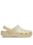 Crocs Classic High Shine Clog - Buttercream, Yellow, Size 3, Women