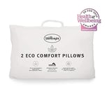 Silentnight Eco Comfort Pillow Pair-Firm, White, 1 Count (Pack of 1)