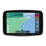 TomTom Campervan and Caravan Sat Nav GO Camper Max 7" HD screen with Campervan and Caravan POIs, Updates via Wi-Fi, TomTom Traffic and Speedcam Warnings, World Maps