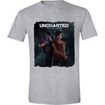 Uncharted - The Lost Legacy Cover Men T-Shirt - Heather Grey S Grey