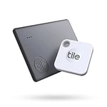 Tile Mate + Slim Combo (2020) Lot de 2 localisateurs d’article Bluetooth (1 Mate, 1 Slim), Compatible avec Alexa, Google Smart Home, les systèmes iOS et Android, Retrouvez toutes choses facilement