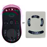 1 set 0,8 mm glasmusfötter skridskor Musklistermärke för Logitech G Pro Wireless GPRO X Superlight rundade böjda kanter