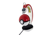 OTL Technologies Pokémon Pokeball Hovedtelefoner Ledningsført Headset Musik Sort, Rød, Hvid