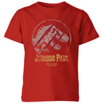 Jurassic Park Lost Control Kids' T-Shirt - Red - 3-4 Years - Red