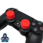 RED Extenders Extreme Analog Thumb Stick Cover Grip Caps for PS4 Controller