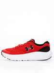 UNDER ARMOUR Junior Boys Running Surge 4 Trainers - Red/black, Red, Size 5.5 Older