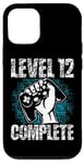 Coque pour iPhone 15 Pro Level 12 Complete Cadeau d'anniversaire 12 ans Gamer