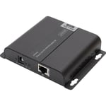 DIGITUS DS-55125 HDMI-förlängningsset - Förlängning via nätverkskabel - Ultra HD - Med fjärrkontroll