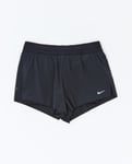 NIKE W SWIFT MID-RISE 2-IN-1 RUNNING SHORTS BLACK/REFLECTIVE SILV Dam BLACK/REFLECTIVE SILV