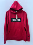 Nike Hoodie Pinky Red Dri-Fit Breathable Lightweight Recycled Size M RRP £59.99