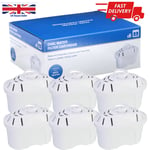 6 Months Replacement Oval Water Filter Cartridge Refills For Brita Maxtra Jugs 