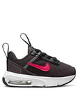 Nike Air Max Intrlk Infants Unisex Trainers - Black/Red, Grey/Red, Size 5.5