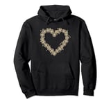 Valentines Day Roses Symbol of Love Coquette Heart Pullover Hoodie