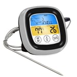 Grill / Stege termometer med LED digital display - -20 - +300 grader - Med timer funktion