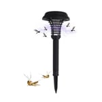 Solar Powered Outdoor Mosquito Fly Bug Insect Zapper Killer Trap Onesize