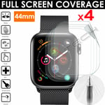 4x FULL SCREEN TPU Screen Protector Covers for Apple Watch Series 6, SE, 5 44mm