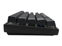 Ducky Mecha Mini DKME2061ST - Tangentbord - bakgrundsbelyst - USB-C - tysk - tangentbrytare: Cherry MX Speed RGB Silver-knappar