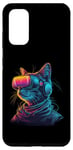 Galaxy S20 Neon Feline Fantasy Case
