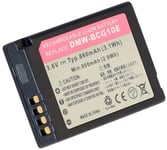 Kompatibelt med Panasonic Lumix DMC-TZ7S, 3.6V (3.7V), 860 mAh