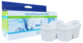 2x AquaHouse Water Filter Cartridges Compatible with Brita Maxtra filter jugs