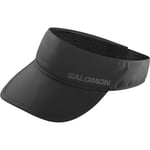 Salomon Cross Unisex Cap, Trail Running Hiking, Active Comfort, Optimized Position, and Recycled Fabric, Black, One Size