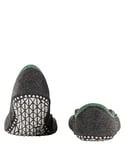 FALKE Men's Cosyshoe Invisible M HP Wool Grips On Sole 1 Pair Slipper Sock, Green (Tourmaline 7182), 4-5