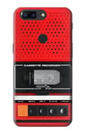Red Cassette Recorder Graphic Case Cover For OnePlus 5T
