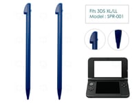 2 x Blue Stylus for Nintendo 3DS XL/LL Plastic Stylus Replacement Parts Pen