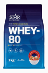 <![CDATA[Star Nutrition Whey-80 Myseprotein - 1 kg - Strawberry & Milk]]>