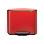 Pedalhink Brabantia Bo Touch Bin passions röd 3x11L
